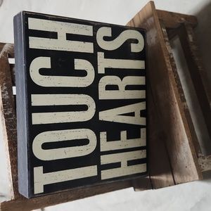 Primitives by Kathy box sign-Touch Hearts 💕